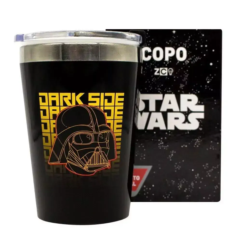 Copo Viagem Snap Darth Vader Dark Geometric