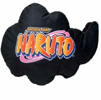 Almofada Fibra Veludo Naruto Akatsuki 53x39cm
