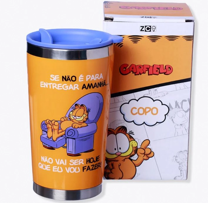 Copo Viagem Tony 400ml Garfield Ean :sem Gtin