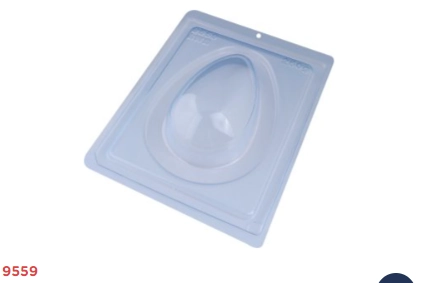 Forma Silic Ovo Casca Gros 250g Ref9559 Bwb