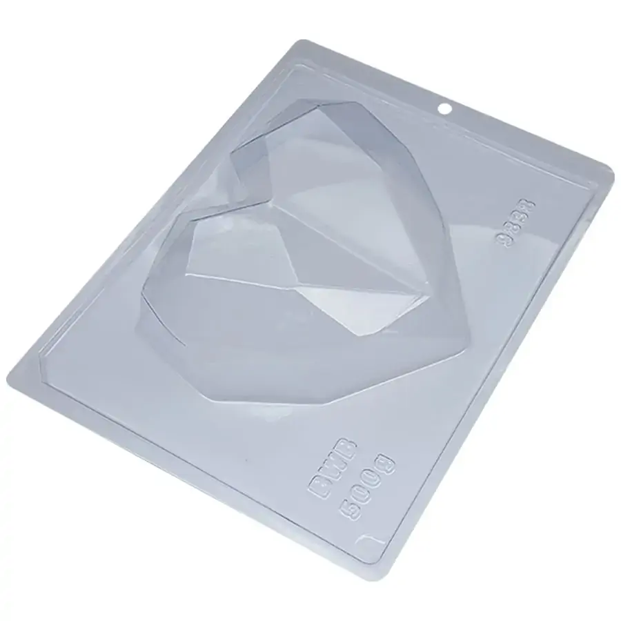 Forma Silic Coracao Lapidado 500g Ref9838 Bwb