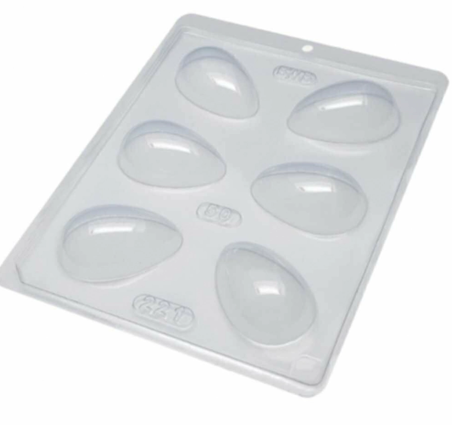 Forma Pvc Ovo Liso 50g Un Ref221 Bwb