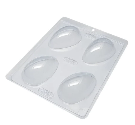 Forma Pvc Ovo Liso 100g Un Ref10585 Bwb