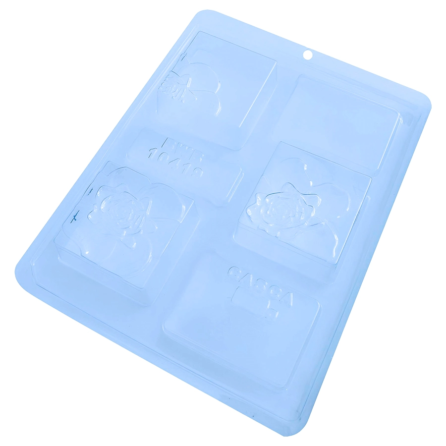 Forma Pao De Mel Quadrado Floral 10419 Bwb