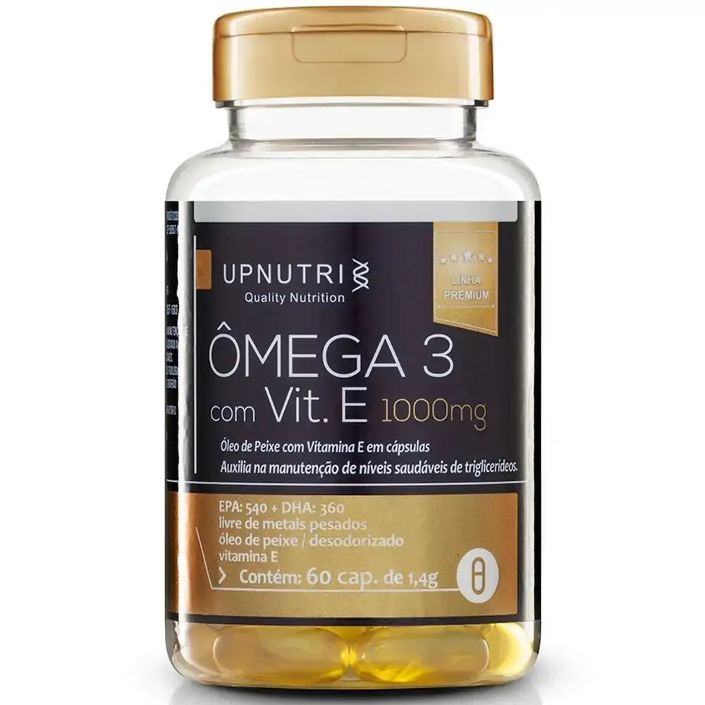 Omega 3 Com Vit E 1000ml 60 Capsulas Upnutri