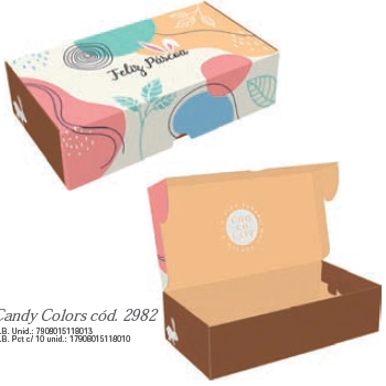 Caixa Candy Pascoa 8 Doces C2982 Ideia