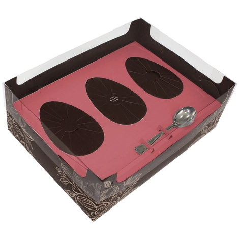 Caixa Encanto Cacau 3x1 100g Cor Rose Und Ideia