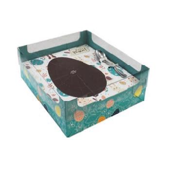 Caixa Ovo De Colher 150g Feliz Pascoa