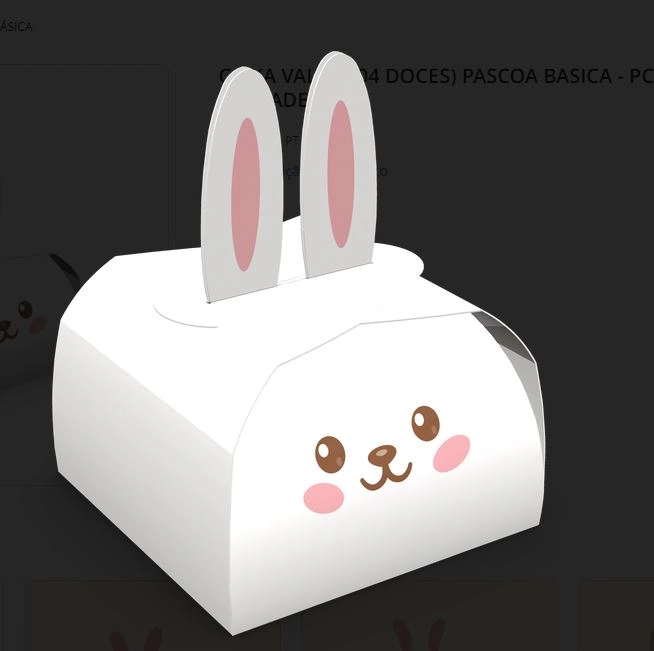 Caixa Valise 4 Doces Pascoa Basica