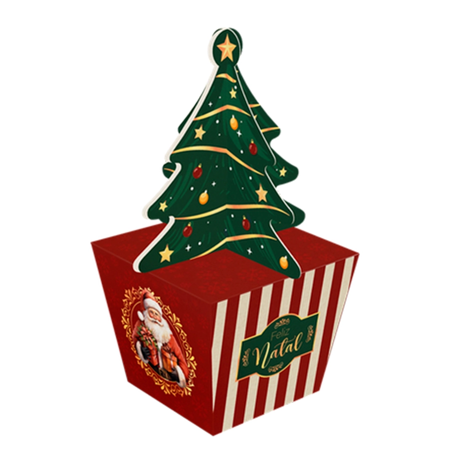 Caixa P.doces Pop Up Arvore Natal Noel 24 5107 Ideia