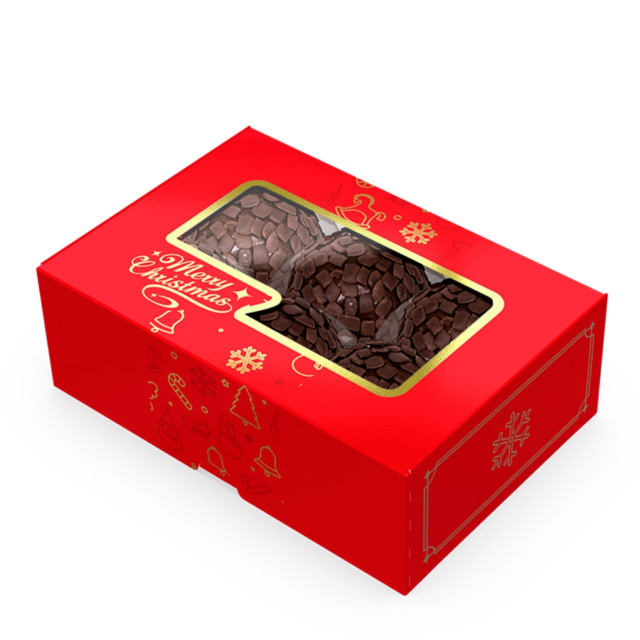 Caixa 6 Doces Practice C.visor Natal Classico 24 5135 Ideia