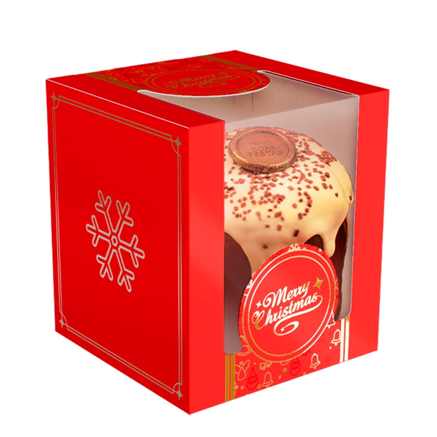Caixa Mini Panetone Classic Natal Classico 24 5142 Ideia
