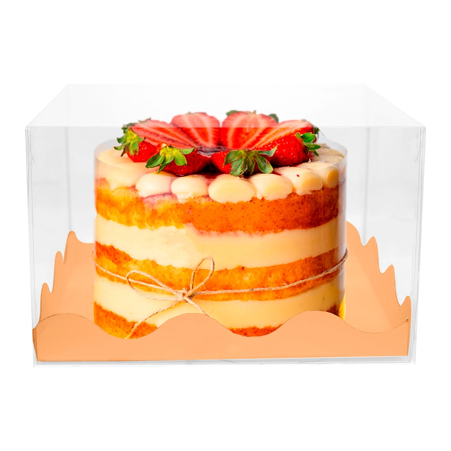 Caixa Bolo.torta Ajustavel 21,5x21,5x14cm/21 5228 Ideia