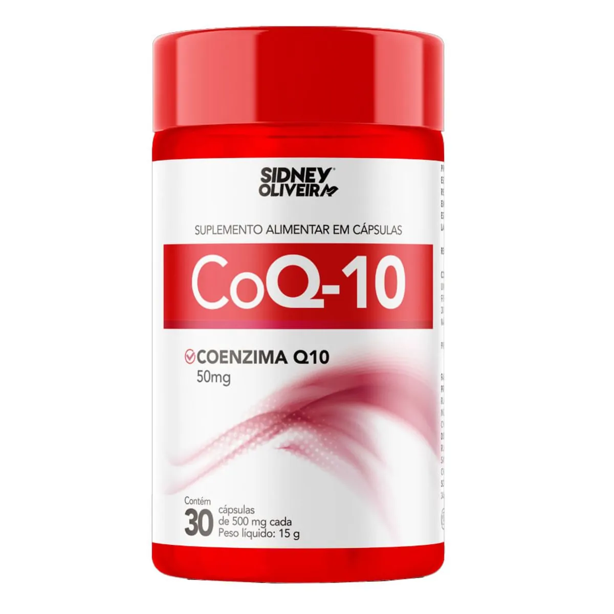 Coenzima q10 50mg 30 Cápsulas Sidney Oliveira Jequiti 30 Capsulas
