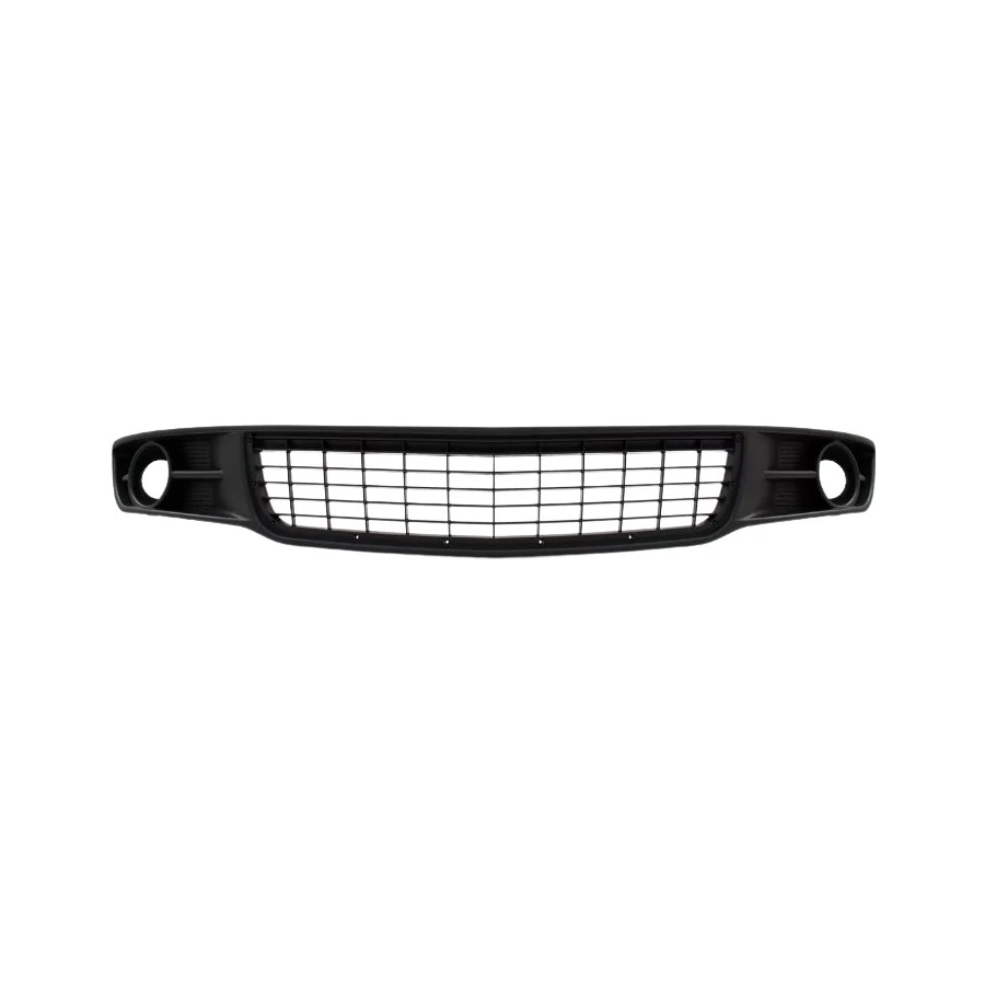 Grade Central do Para-choque Dianteiro Friso Preto com Furo - G COMPONENTES GG703
