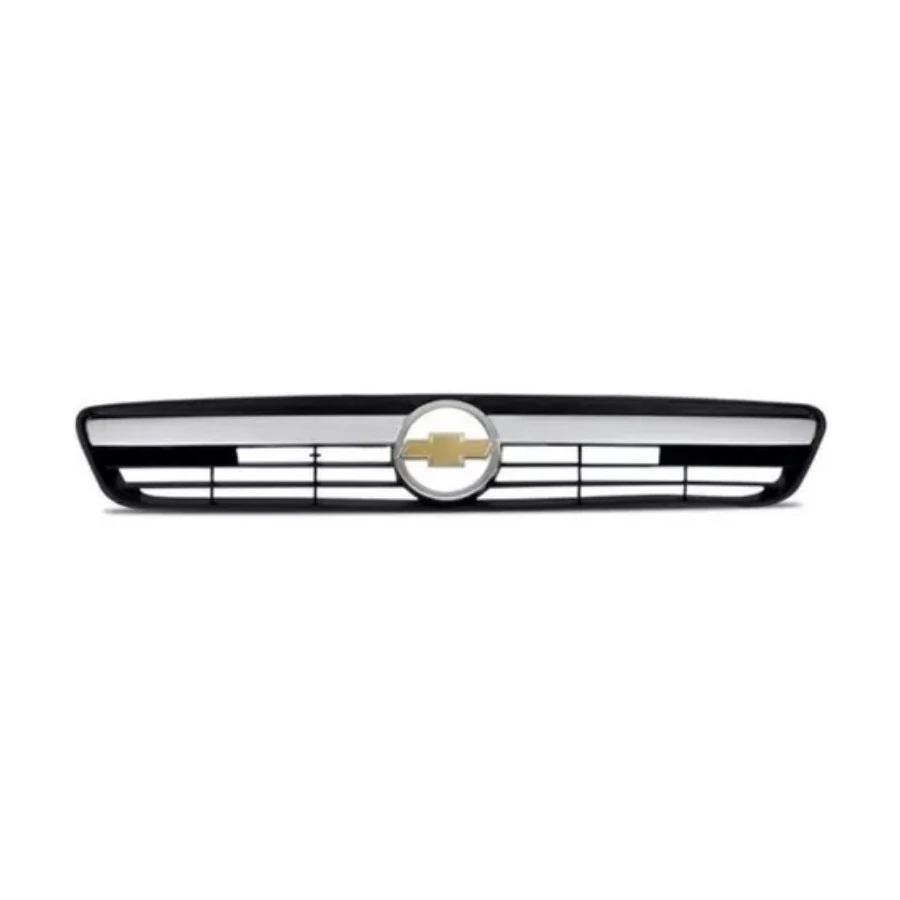 Grade do Radiador CHEVROLET - GM CORSA/MONTANA Preto com Friso Cromada - G COMPONENTES GG105