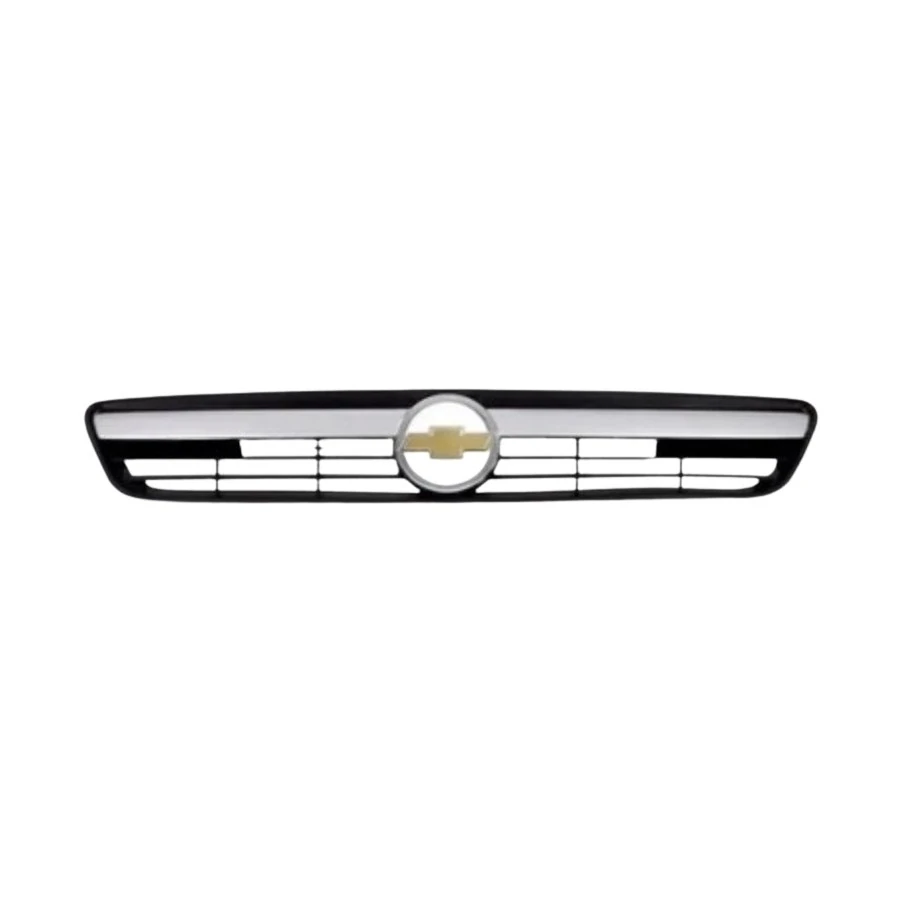 Grade do Radiador CHEVROLET - GM CORSA/MONTANA Cinza com Friso Cromado - G COMPONENTES GG107