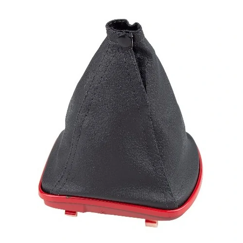 Coifa da Alavanca do Câmbio FIAT PUNTO Preto Vermelho - G COMPONENTES GC3044