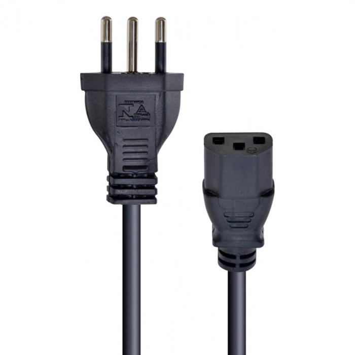 Cabo De Força Tripolar Para Fonte 3x0,50 Mm 250v 10a - 3 Metros - Pc / 10