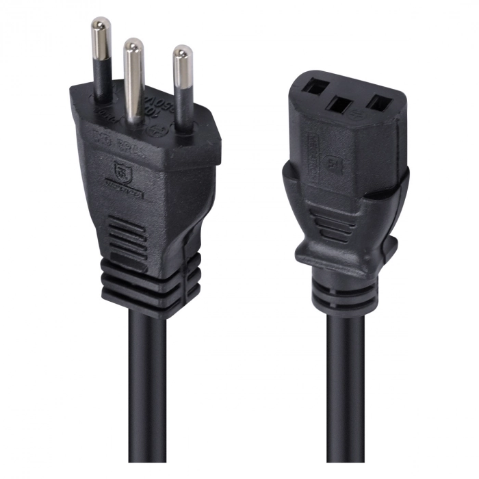 Cabo De Força Tripolar Para Fonte 3x0,75 Mm 250v - 3 Metros - Pc / 10
