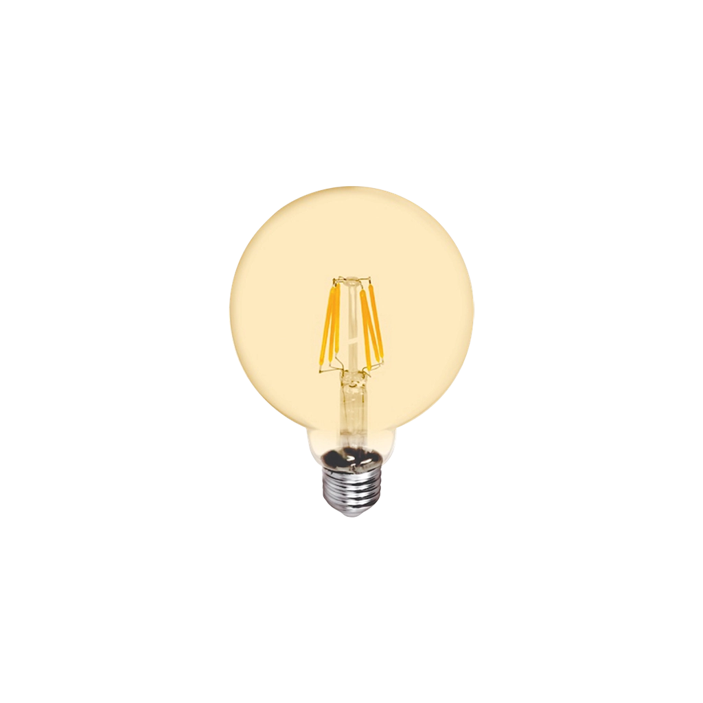 Lâmpada Led Filamento G95 4w 2200k E27 Bivolt 400lm Unico