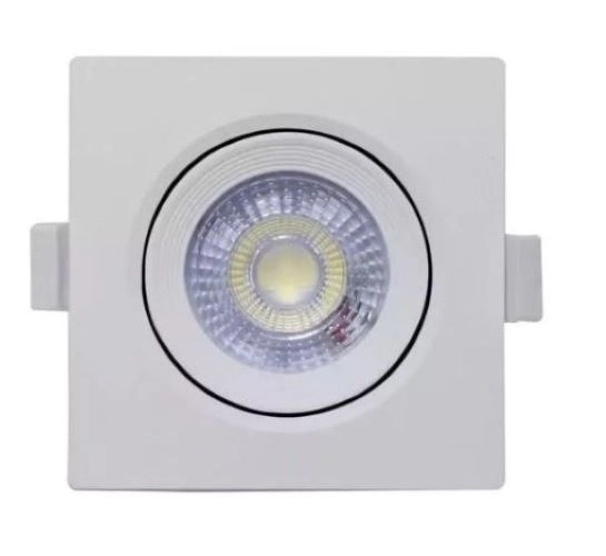 Embutido Com Led - 6.500k - 5w - Bivolt - 400lm - 9x9x3,1cm