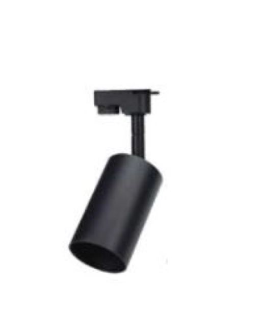 Spot Par20 Para Trilho Cilíndrico Preto 2,25x11,8x6,8cm