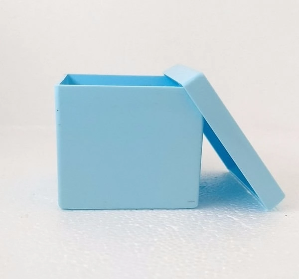 Caixa Acrilica 5x5 Leit. Azul Claro 10un