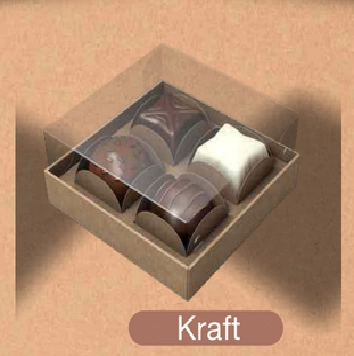 Caixa Brigadeiro Premium 2 Kraft Ref.cx73