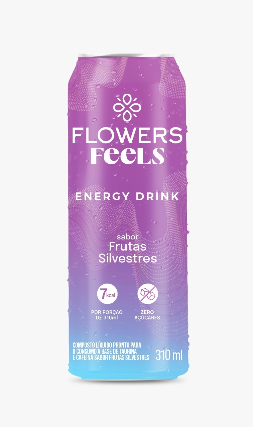 Energetico Flowers 310ml Frutas Silvestres