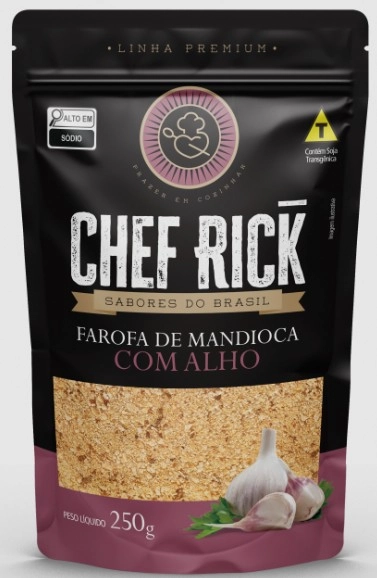 Farofa Chef Rick 250g Alho