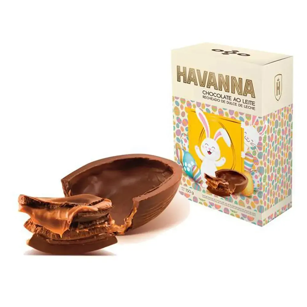 Ovo Pascoa Havana Doce Leite 150g