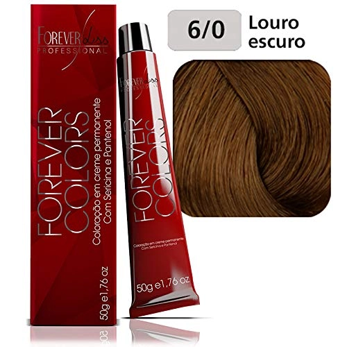 Tintura Forever Colors Louro Escuro 6.0 50g