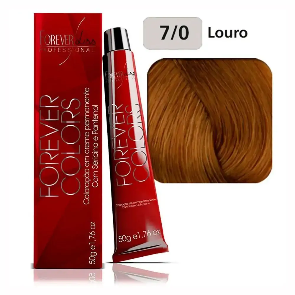 Tintura Forever Colors Louro 7.0 50g