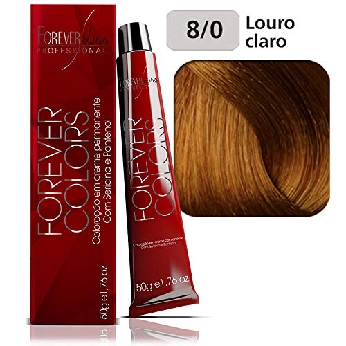 Tintura Forever Liss Colors Louro Claro 8.0