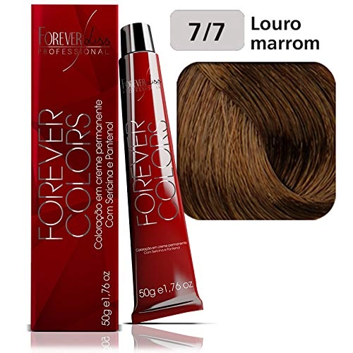 Tintura Forever Colors Louro Marrom 7.7 50g