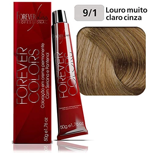 Tintura Forever Colors Louro Muito Claro Cza 9.1 50g