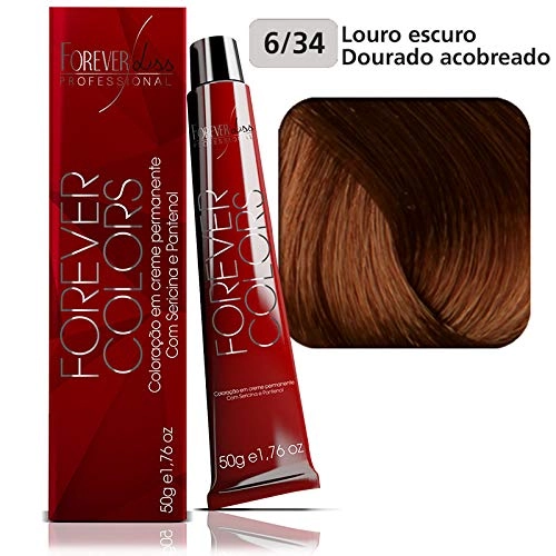 Tintura Forever Colors Louro Esc Dour Acob 6.34 50g