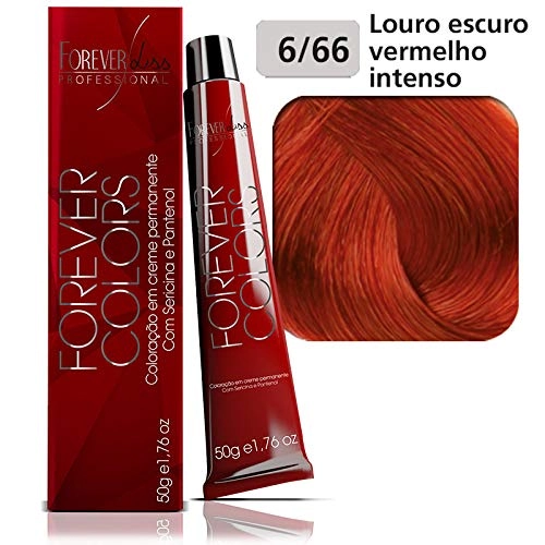 Tintura Forever Colors Louro Esc Verm Int 6.66 50g