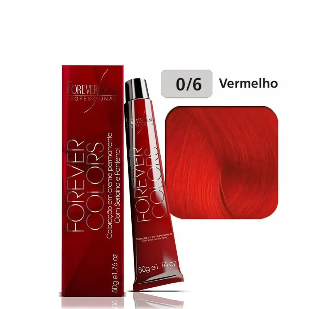 Tintura Forever Colors Vermelho 0.6 50g