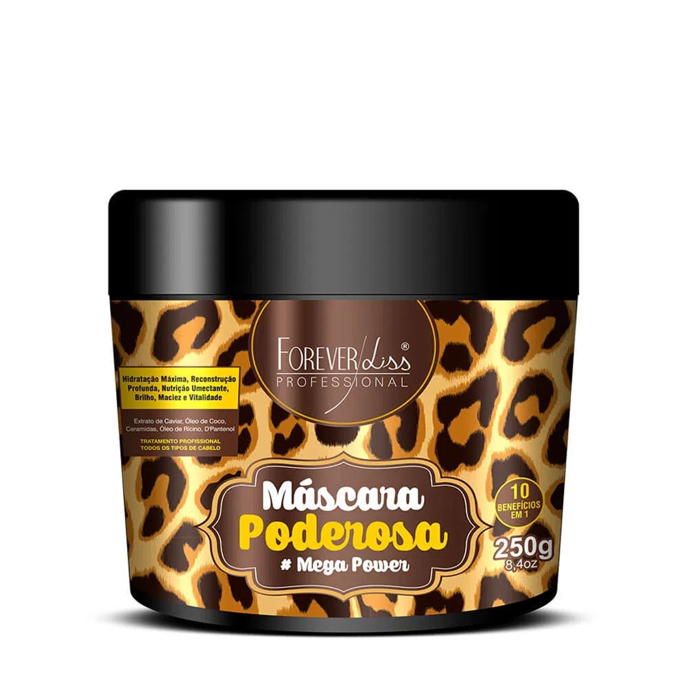 MÁSCARA HIDRATANTE E RECUPERADORA PODEROSA FOREVER LISS 250G