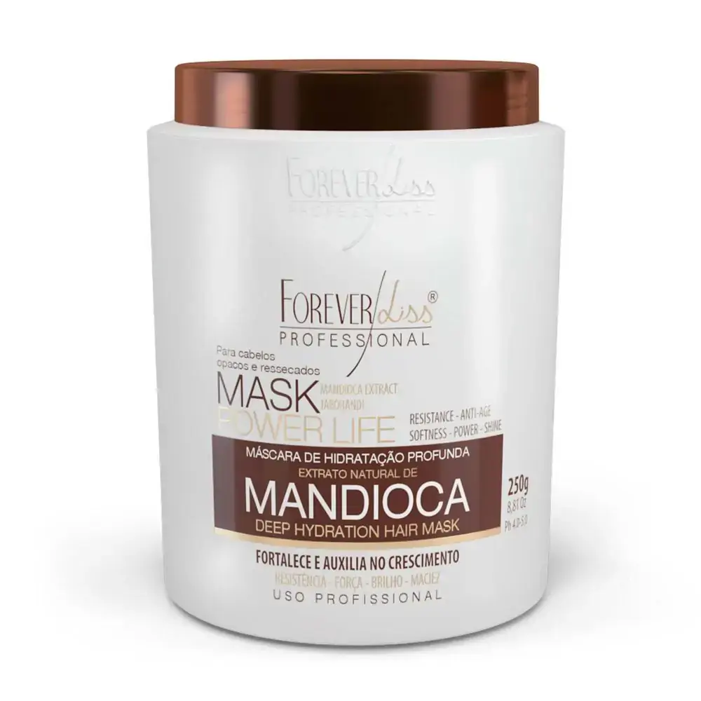 Máscara Capilar Hidratante Forever Liss Power Life Mandioca 950g