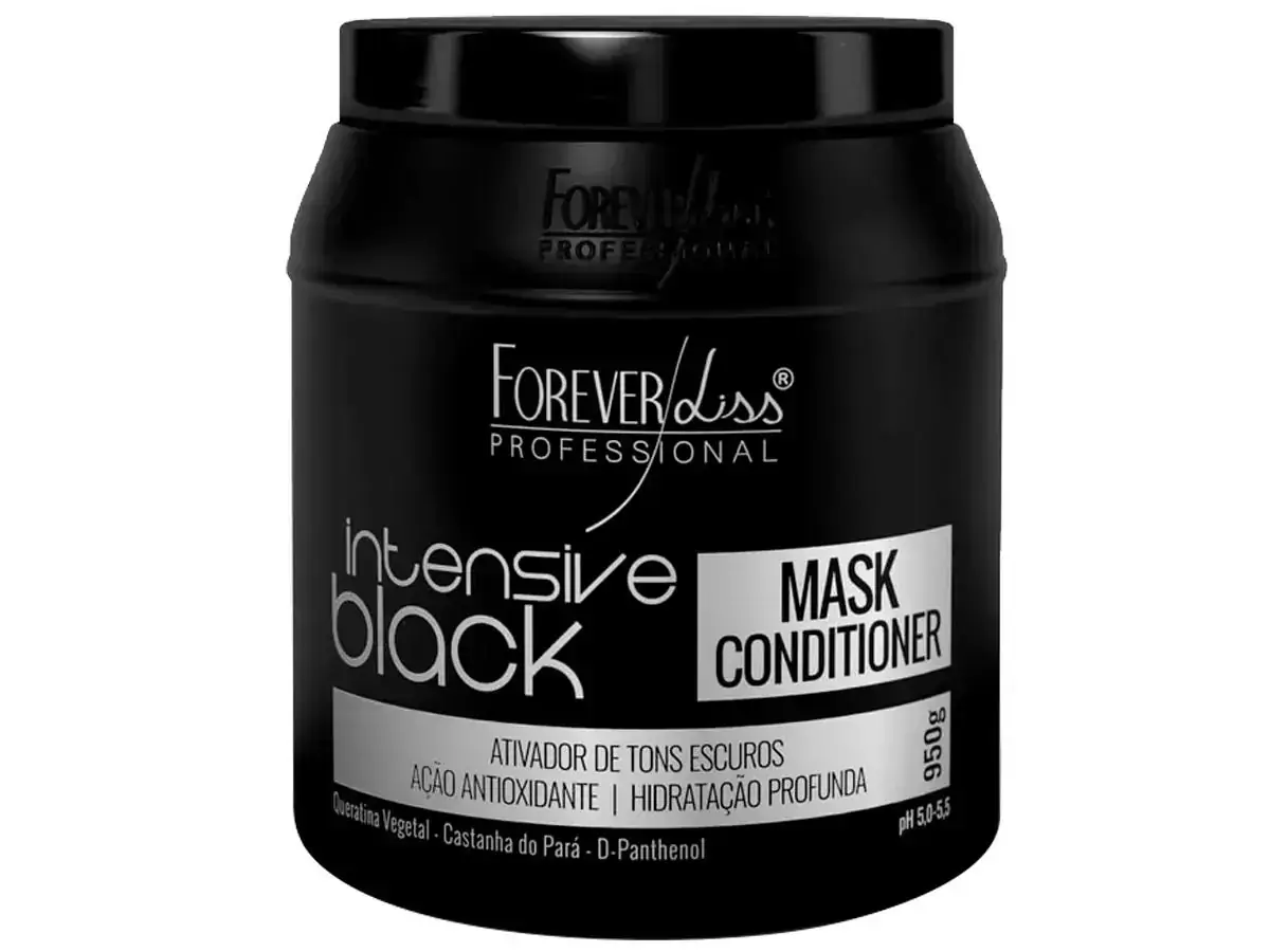 Forever Liss Máscara Tonalizante Intensive Black 950g