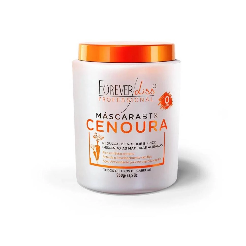 Btox Capilar De Cenoura Forever Liss 950g