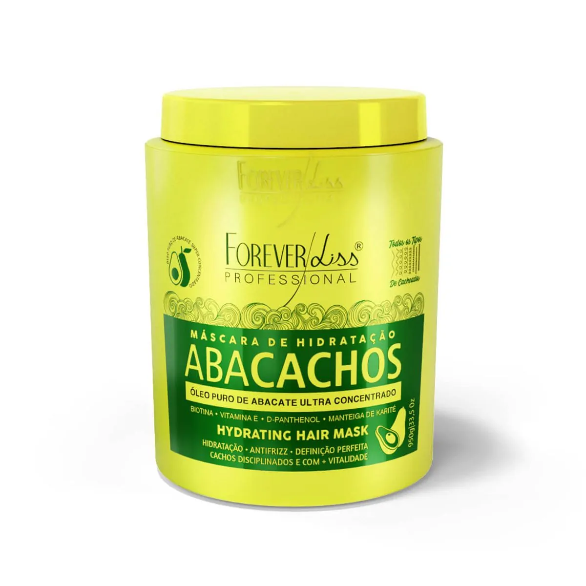 MÁSCARA SUPER HIDRATANTE ABACACHOS FOREVER LISS 950G