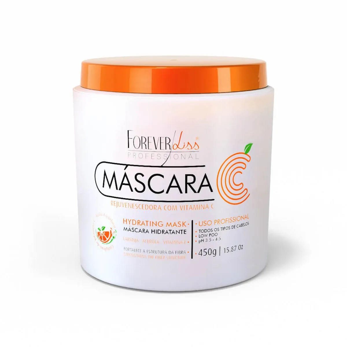 Creme/mascara Tratamento Forever Liss Vitamina C Rejuvenescedora 450g