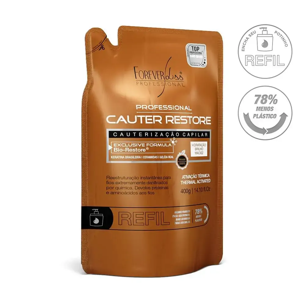 Fl Cauter Restore Masc Refil 400g