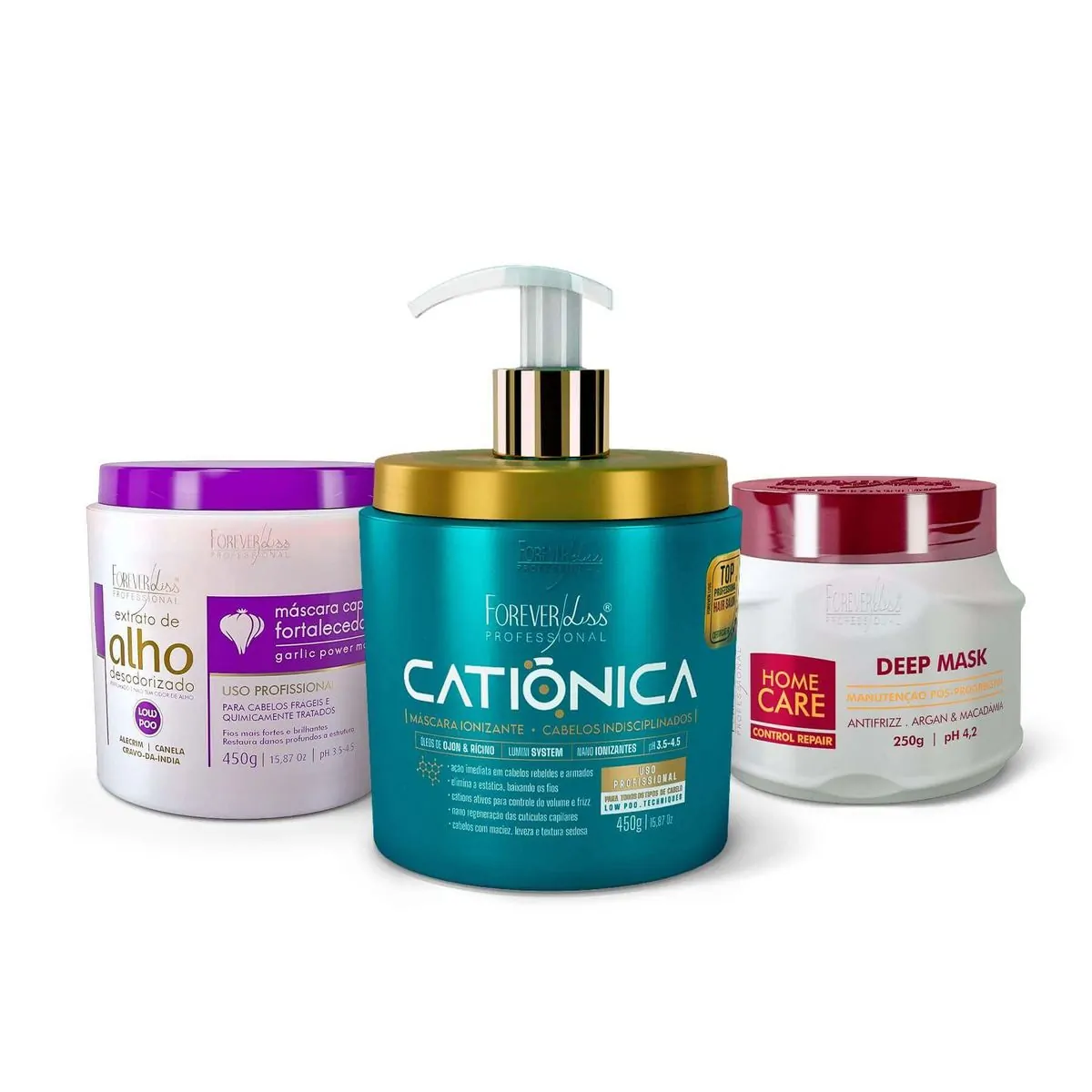 Cronograma Capilar para Cabelos com Progressiva Forever Liss