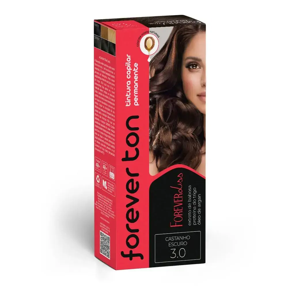 Tintura Tonalizante Castanho Escuro 3.0 Forever Liss 50g