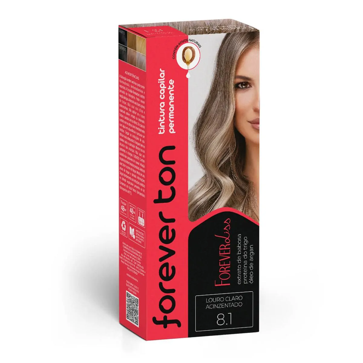 Tinta De Cabelo Cor N8.1 Loiro Acinzentado Forever Liss